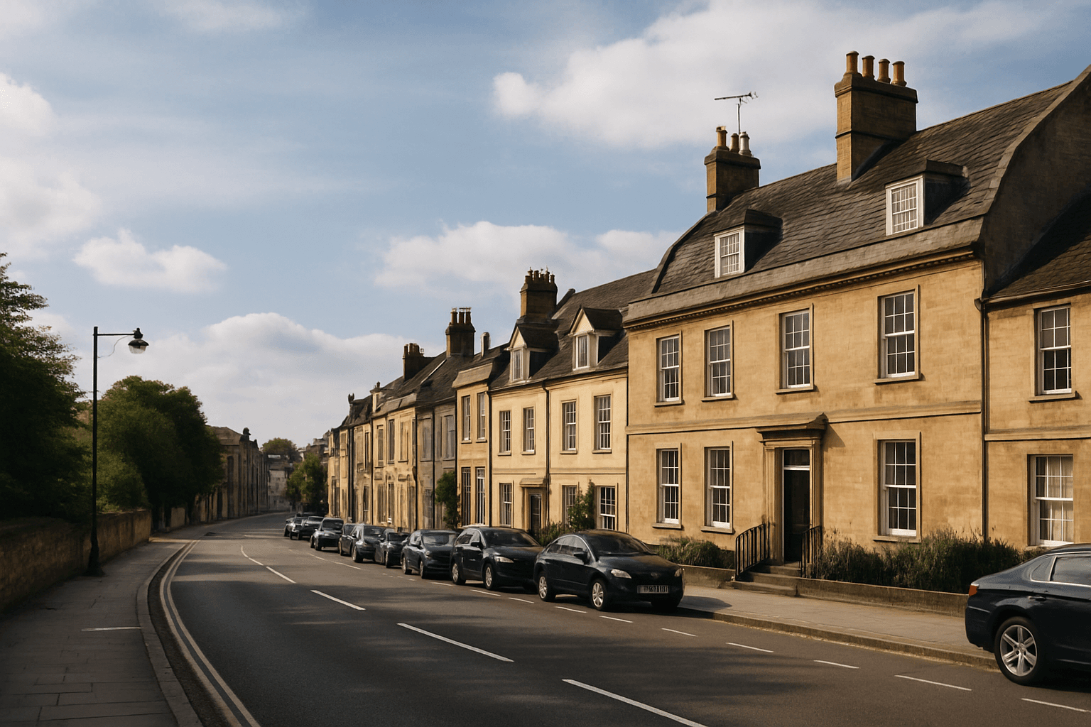 AI-generated aerial-style hero image for England