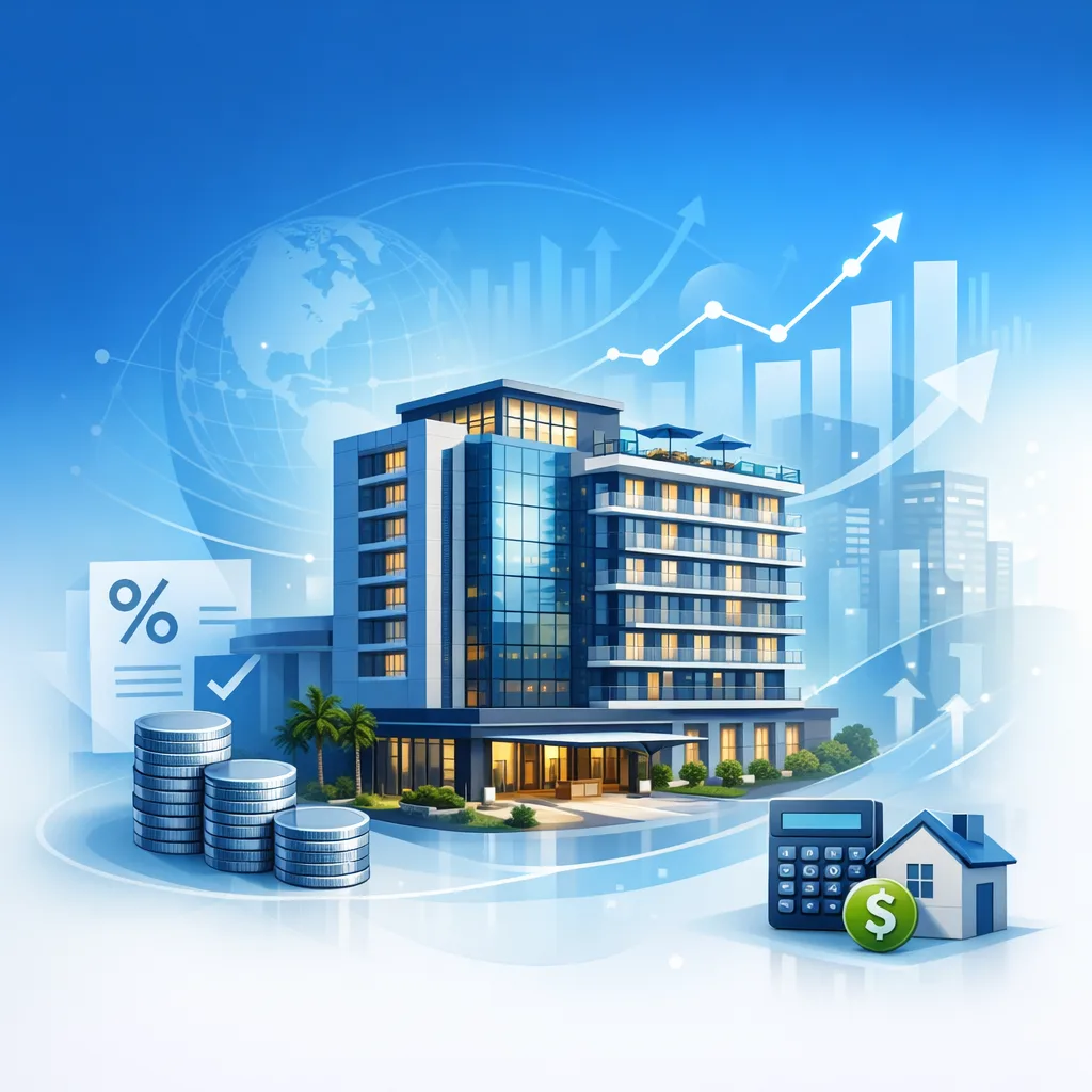 Hotel mortgage rates illustration
