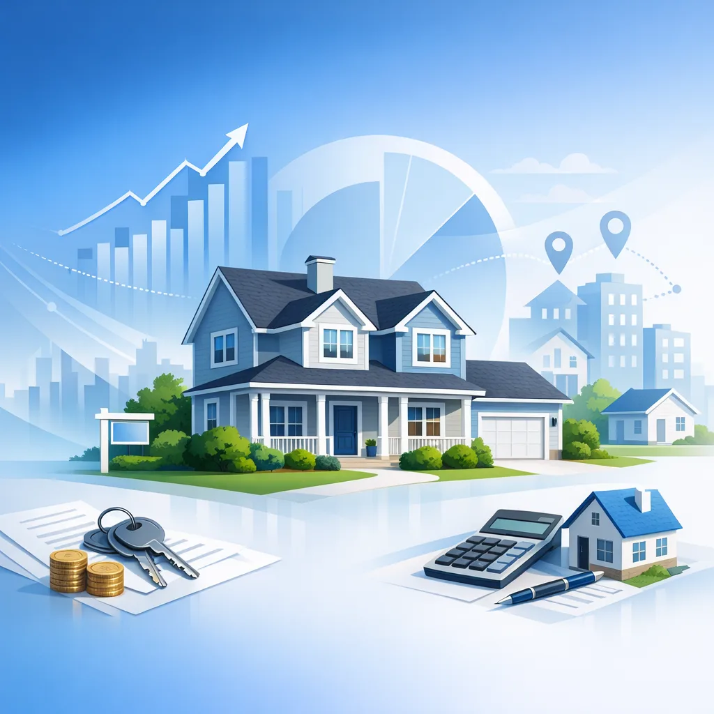 Residential mortgage rates illustration