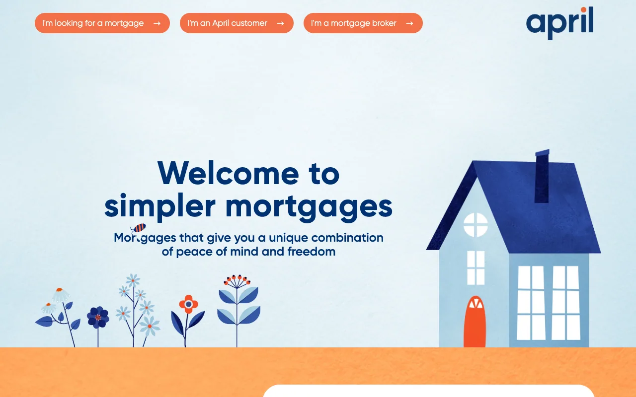April Mortgages website preview