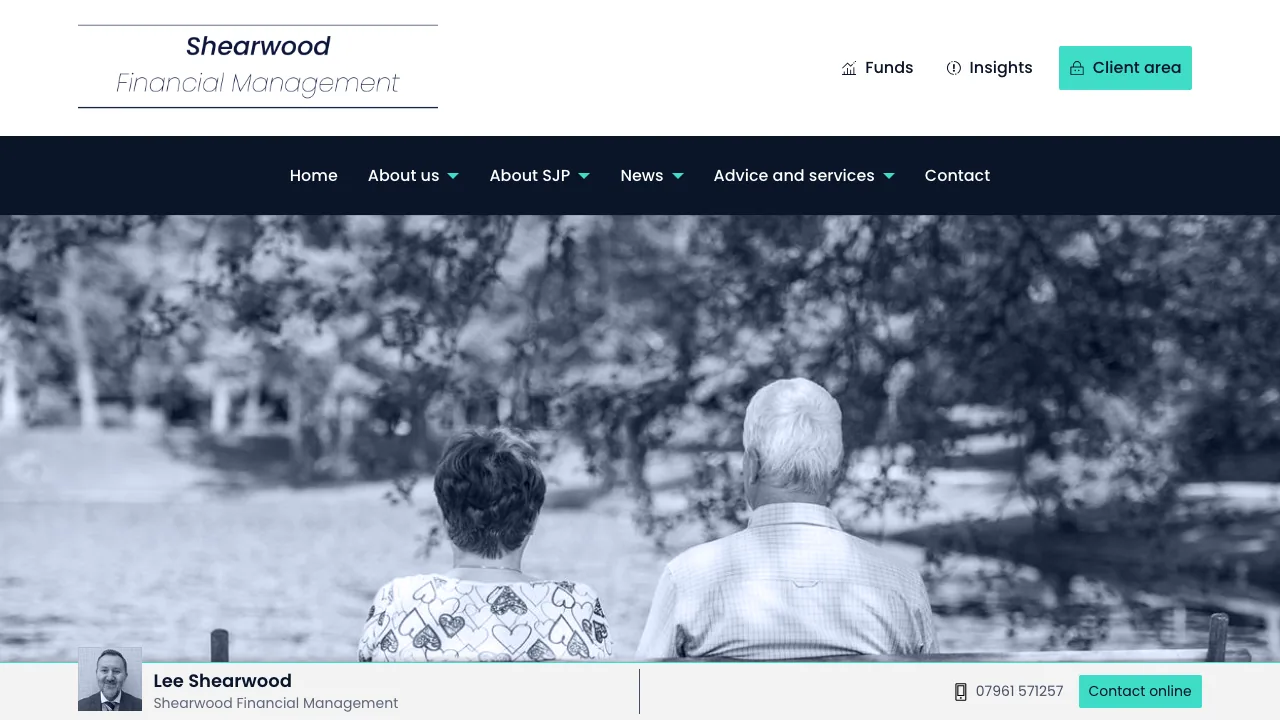 Shearwood Financial Management website preview