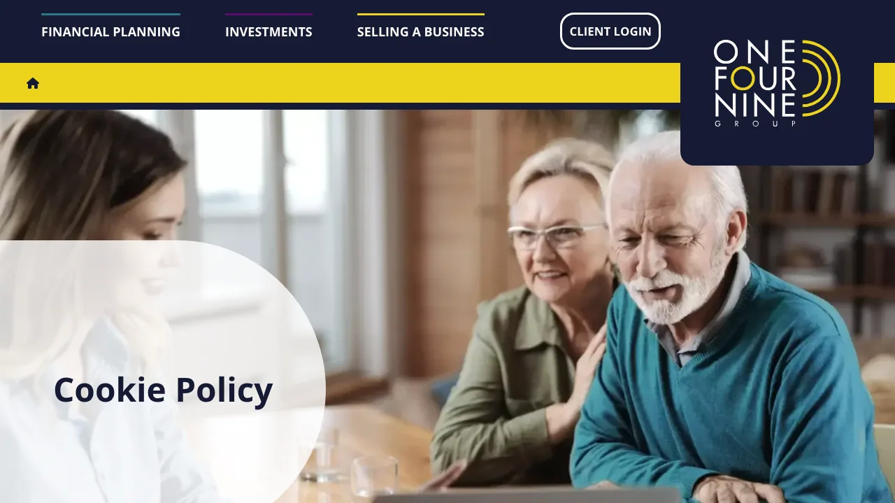 One Four Nine Wealth (Glasgow) website preview