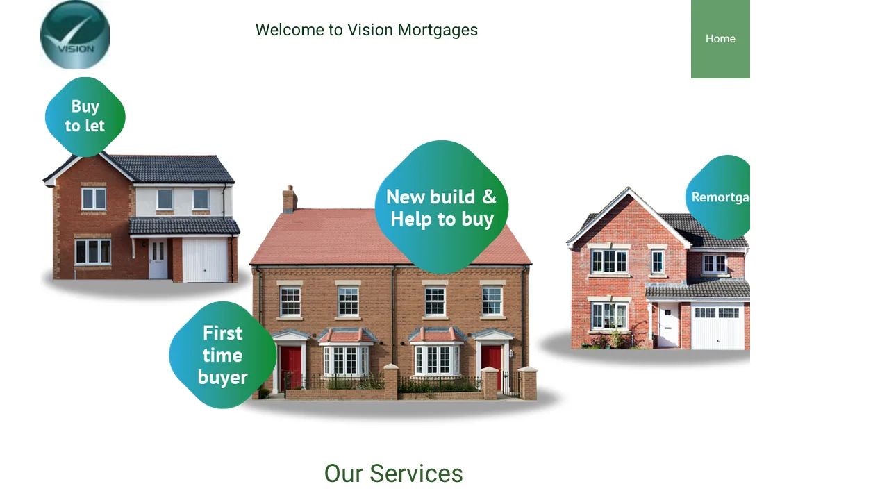 Vision Mortgages Limited website preview