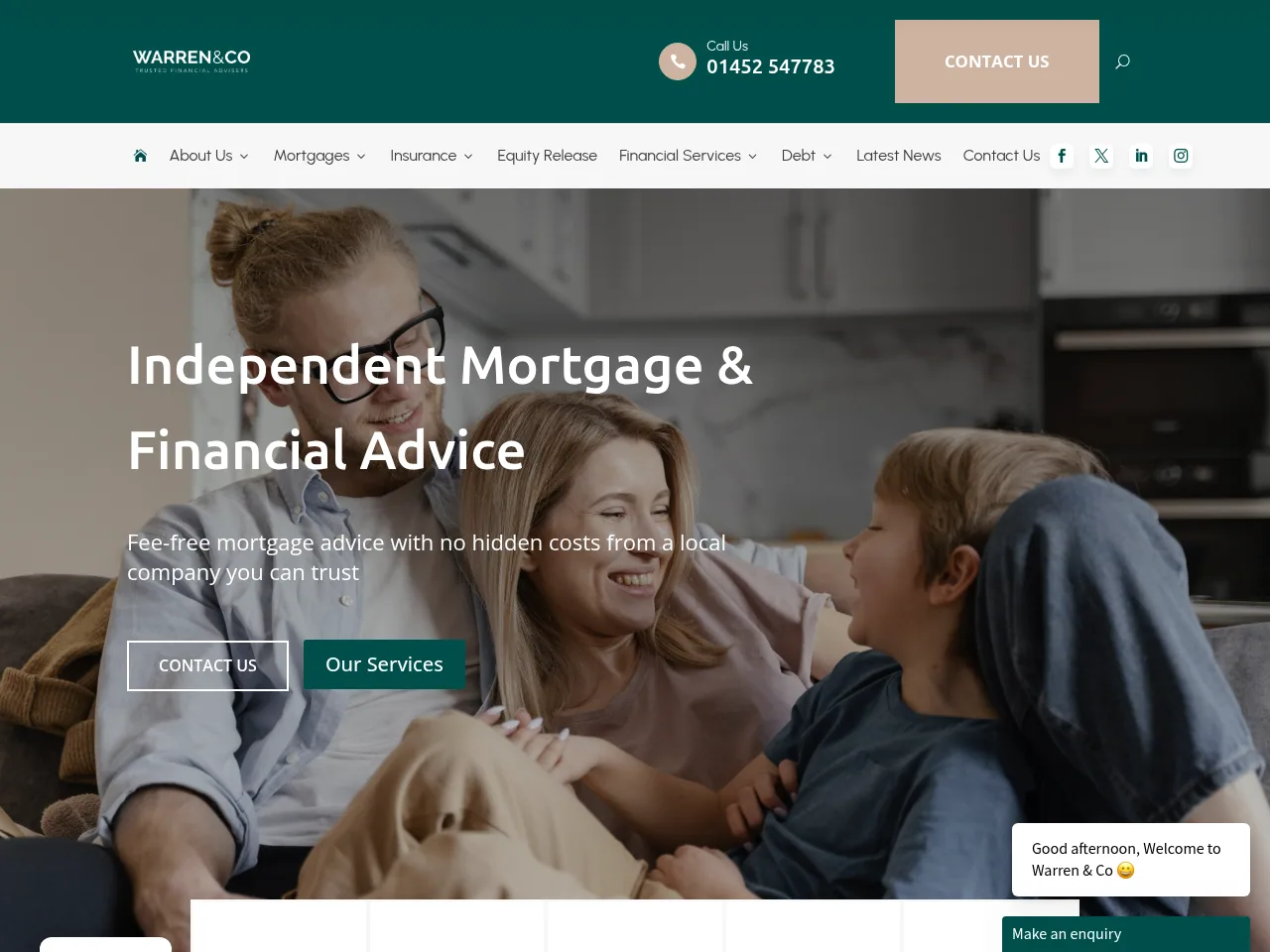 Warren & Co website preview