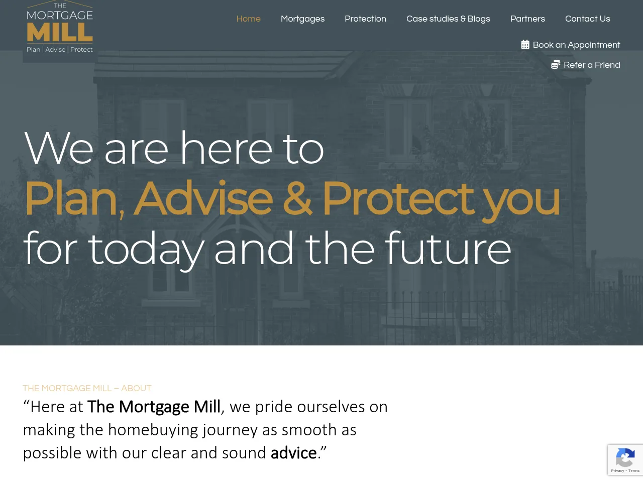 The Mortgage Mill website preview