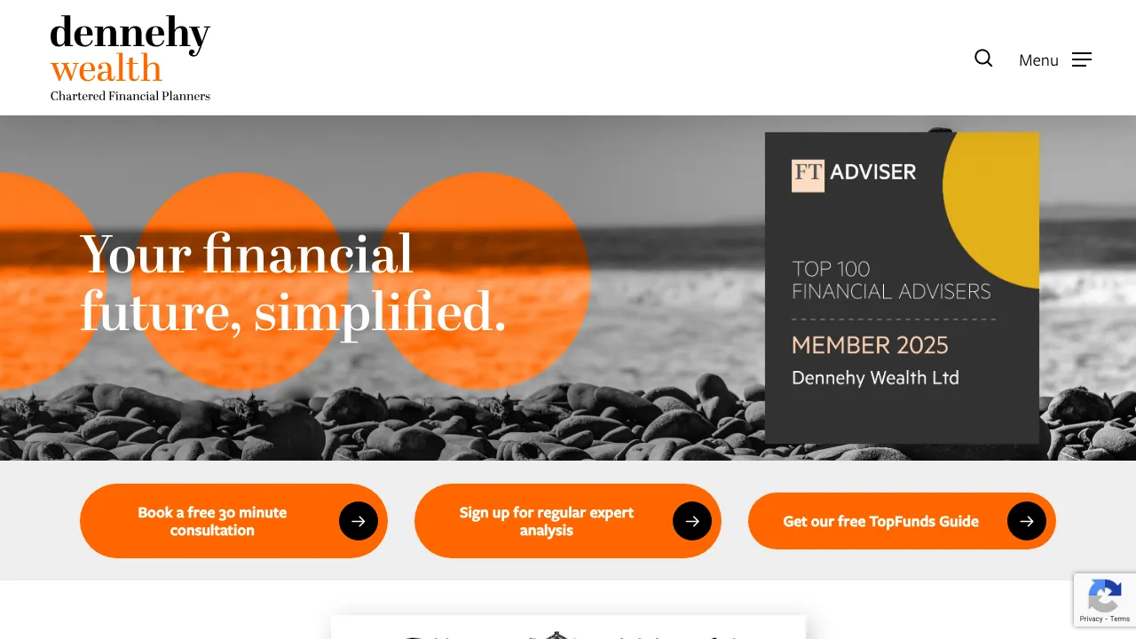 Dennehy Wealth website preview