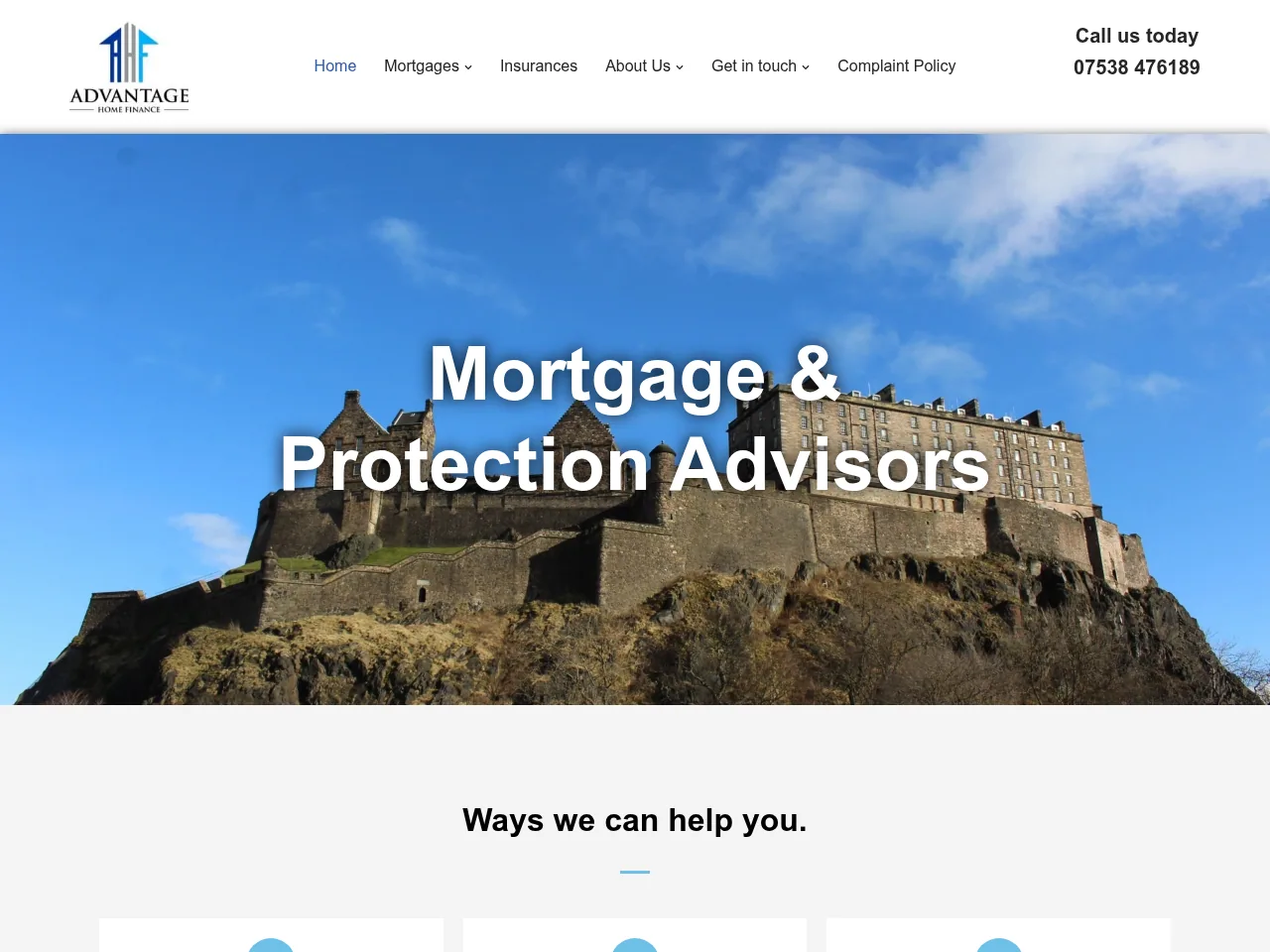 Mortgage & Protection Advisors website preview