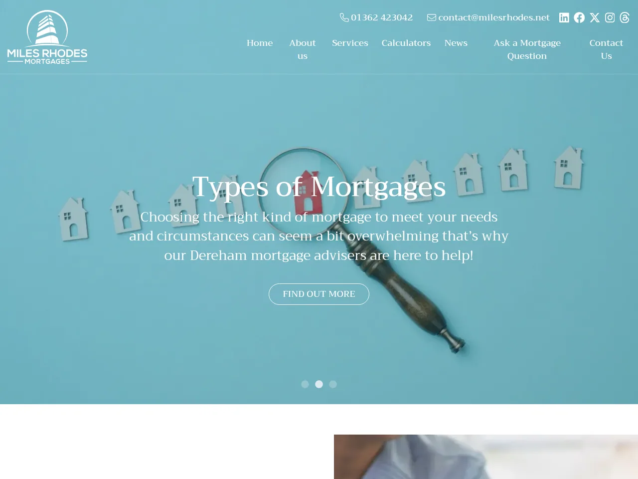 Miles Rhodes website preview