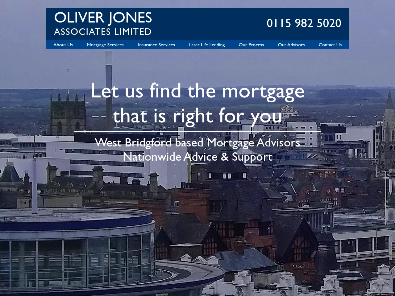 Oliver Jones Associates website preview