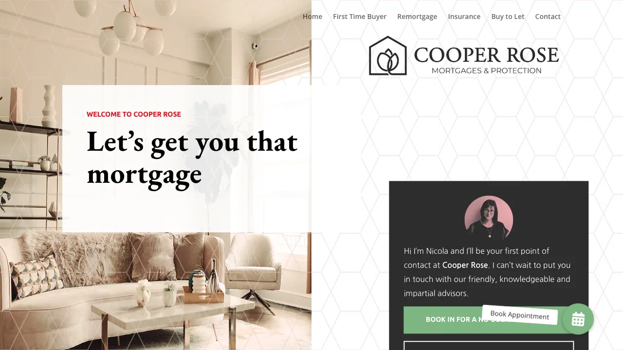Cooper Rose - Mortgages & Protection website preview