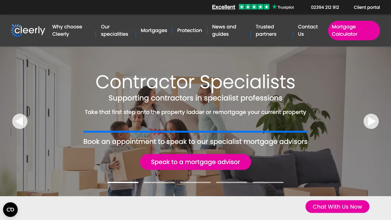Cleerly website preview