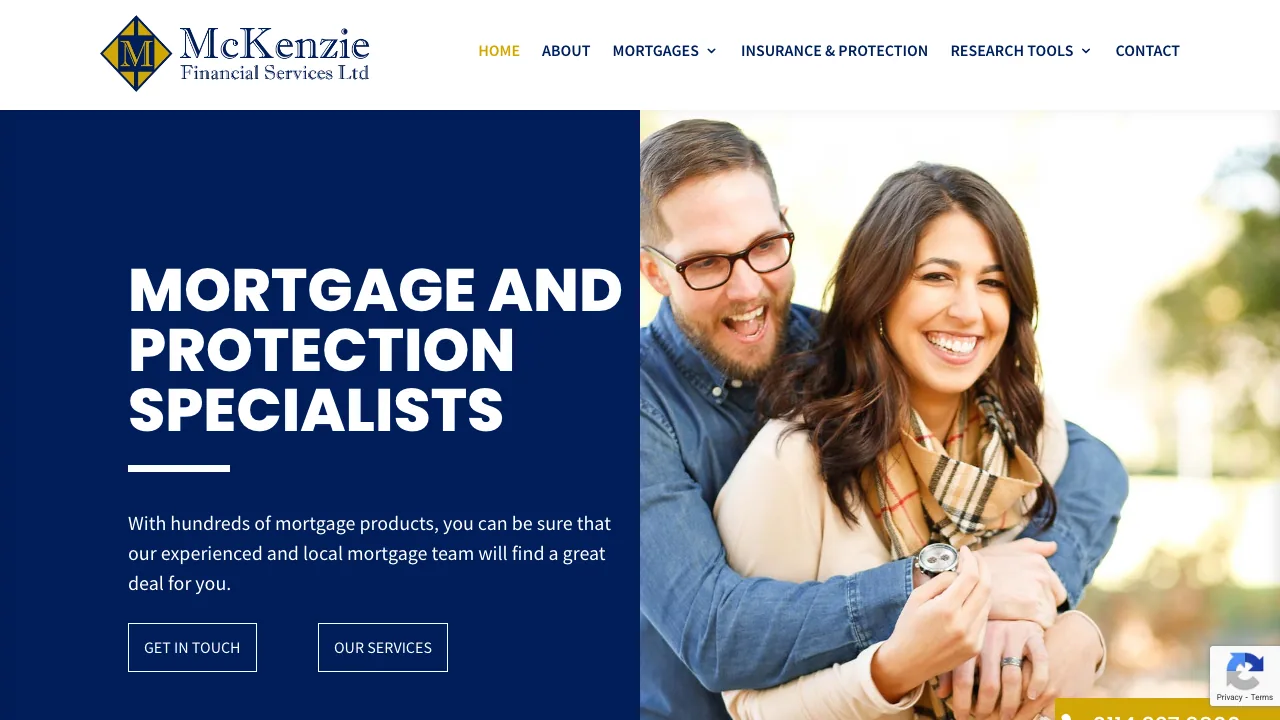 McKenzie Financial Services Ltd website preview