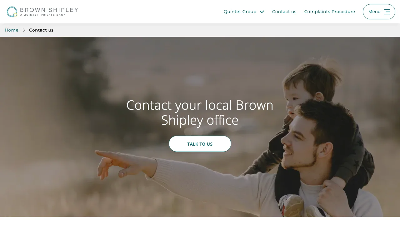 Brown Shipley – Cambridge website preview