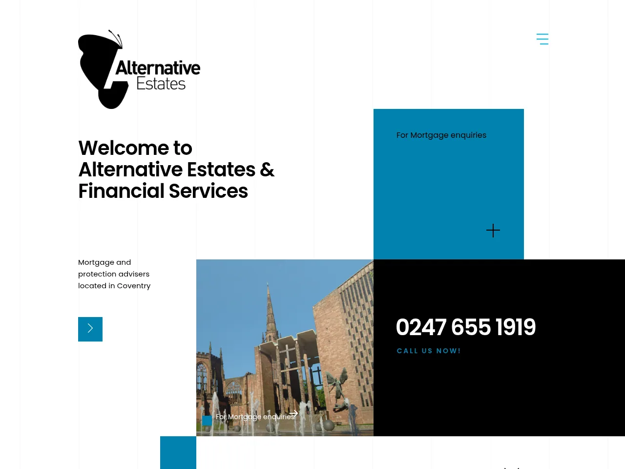 Alternative Estates & Financial Services website preview