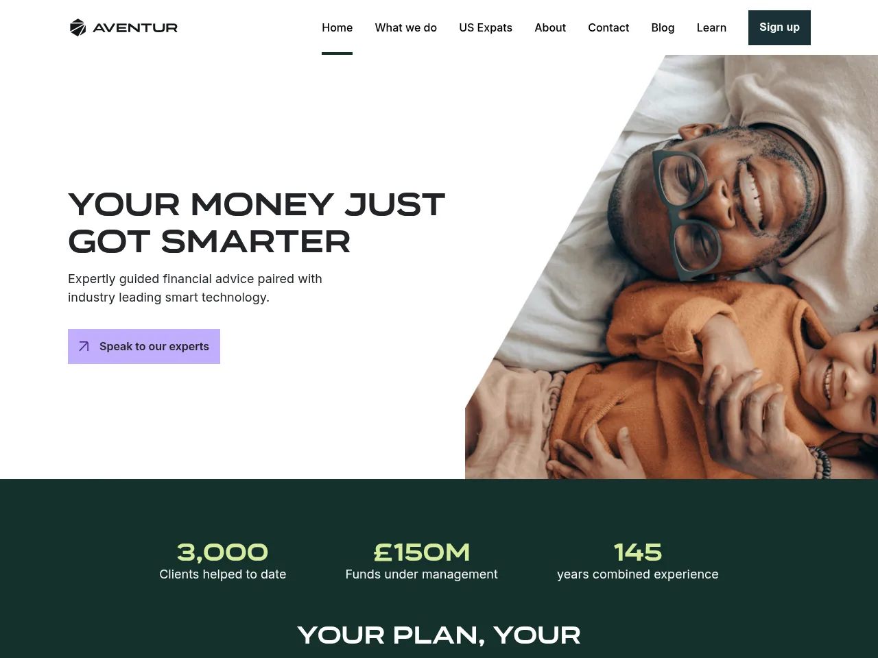 Aventur website preview