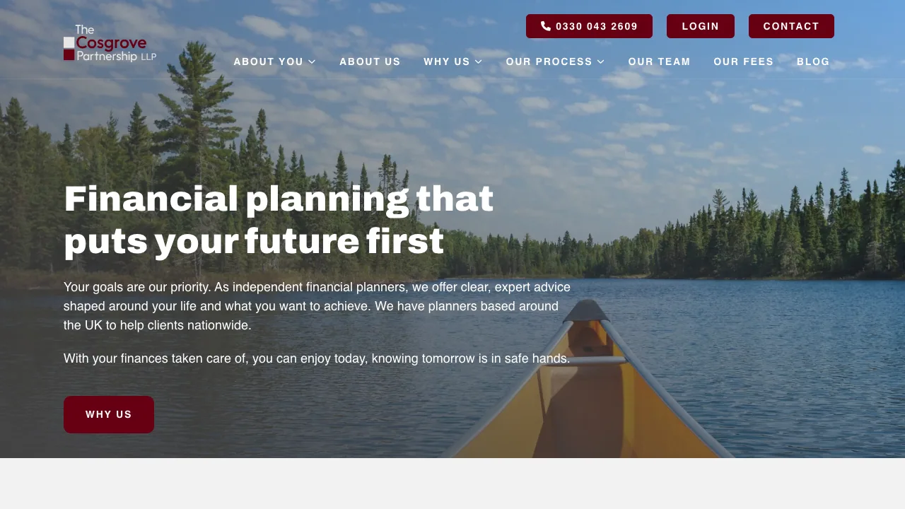 The Cosgrove Partnership LLP website preview