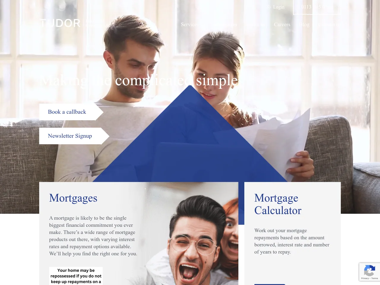 Tudor Financial Consultants website preview