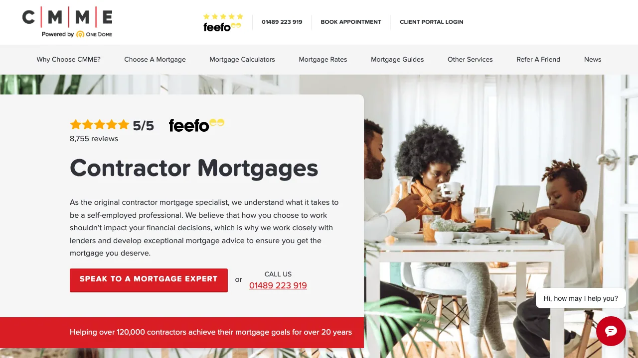 CMME Mortgages and Protection website preview