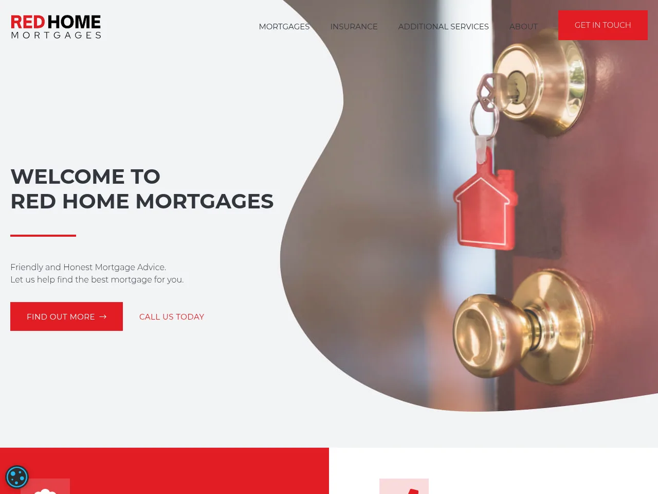 Red Home Mortgages website preview