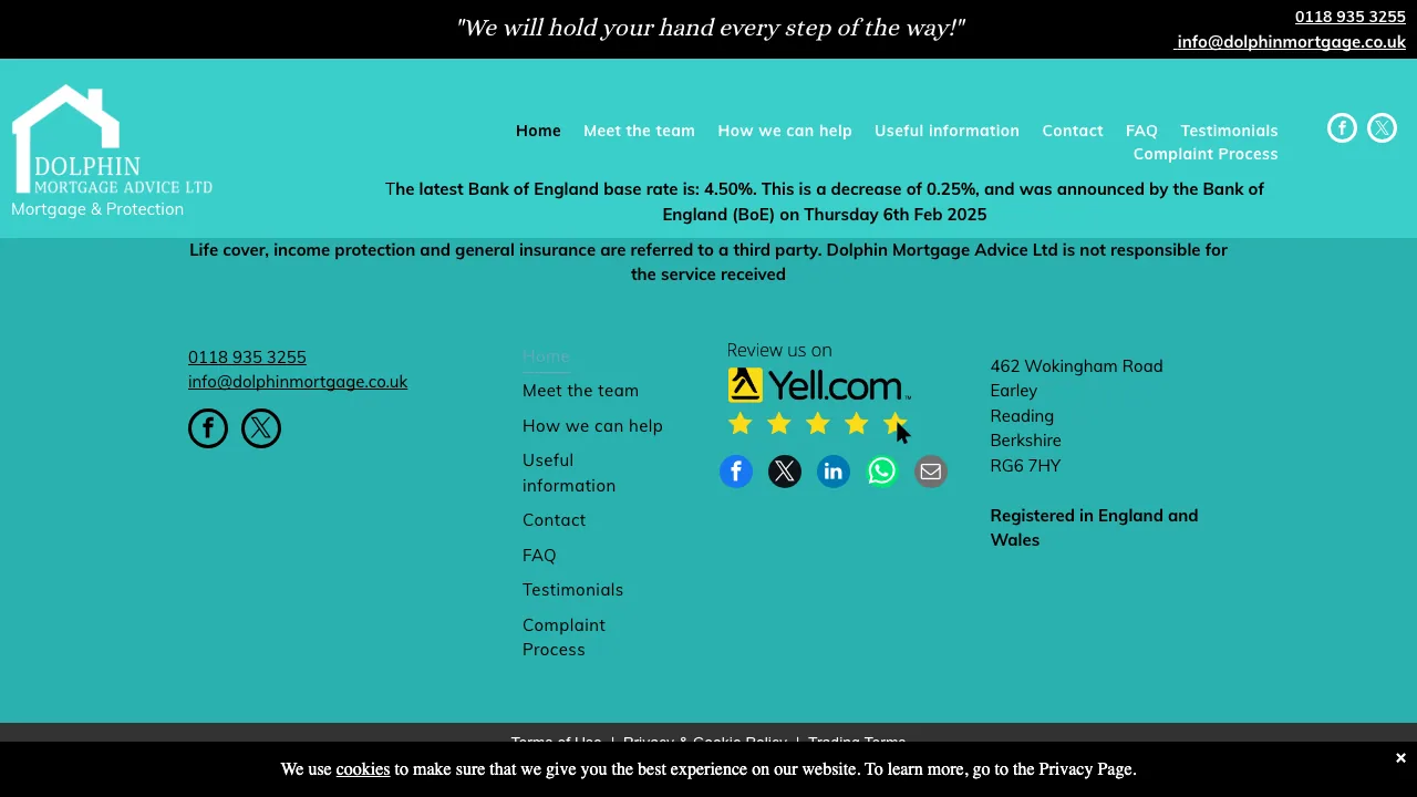 Dolphin Mortgage Advice Ltd website preview