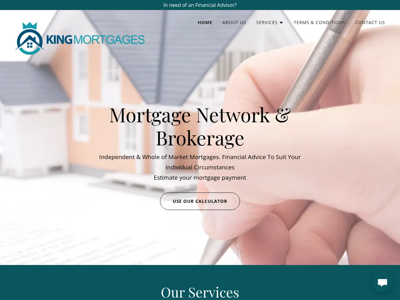 Mortgage Network & Brokerage website preview