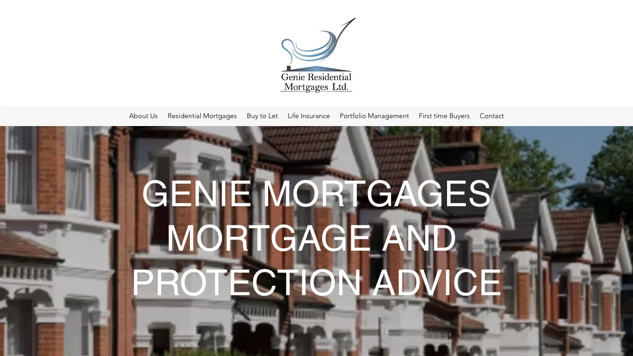 Genie Residential Mortgages Ltd website preview
