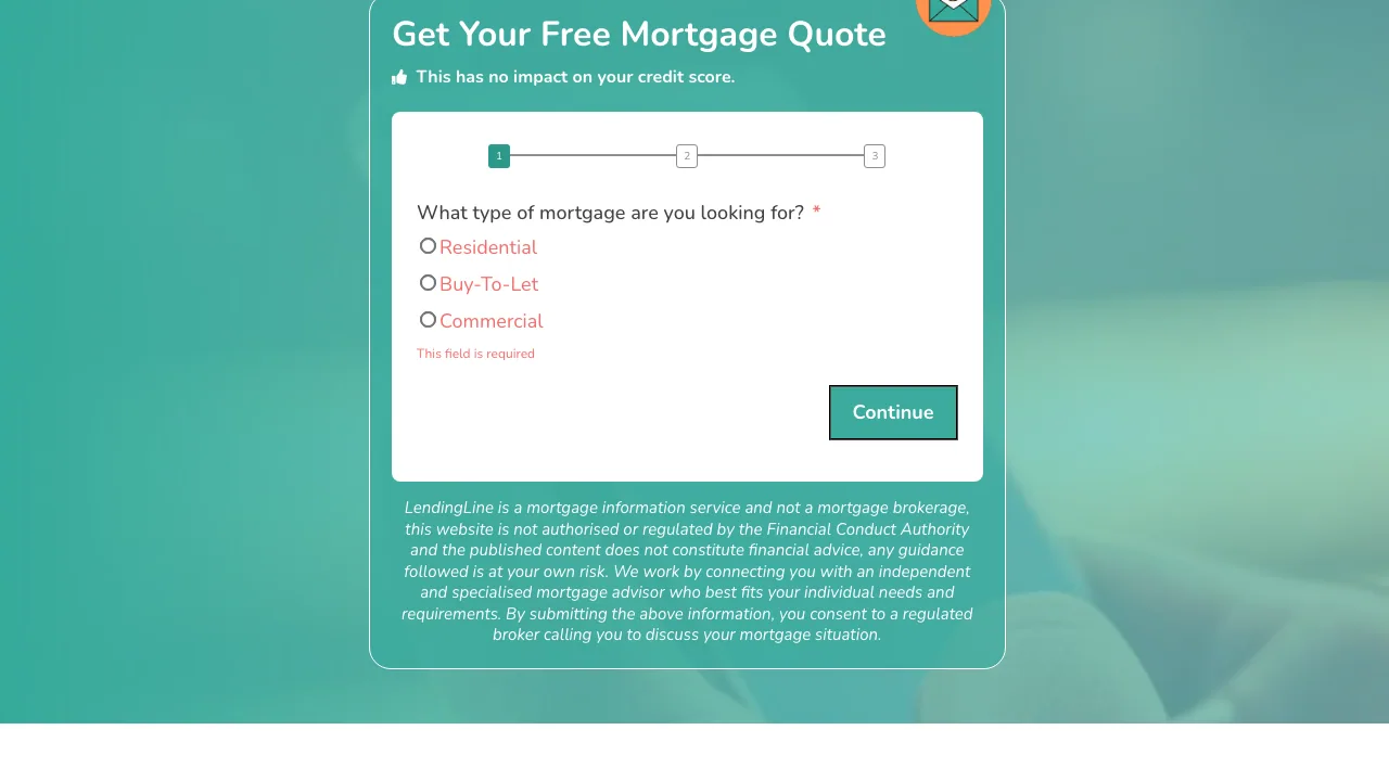 LendingLine website preview