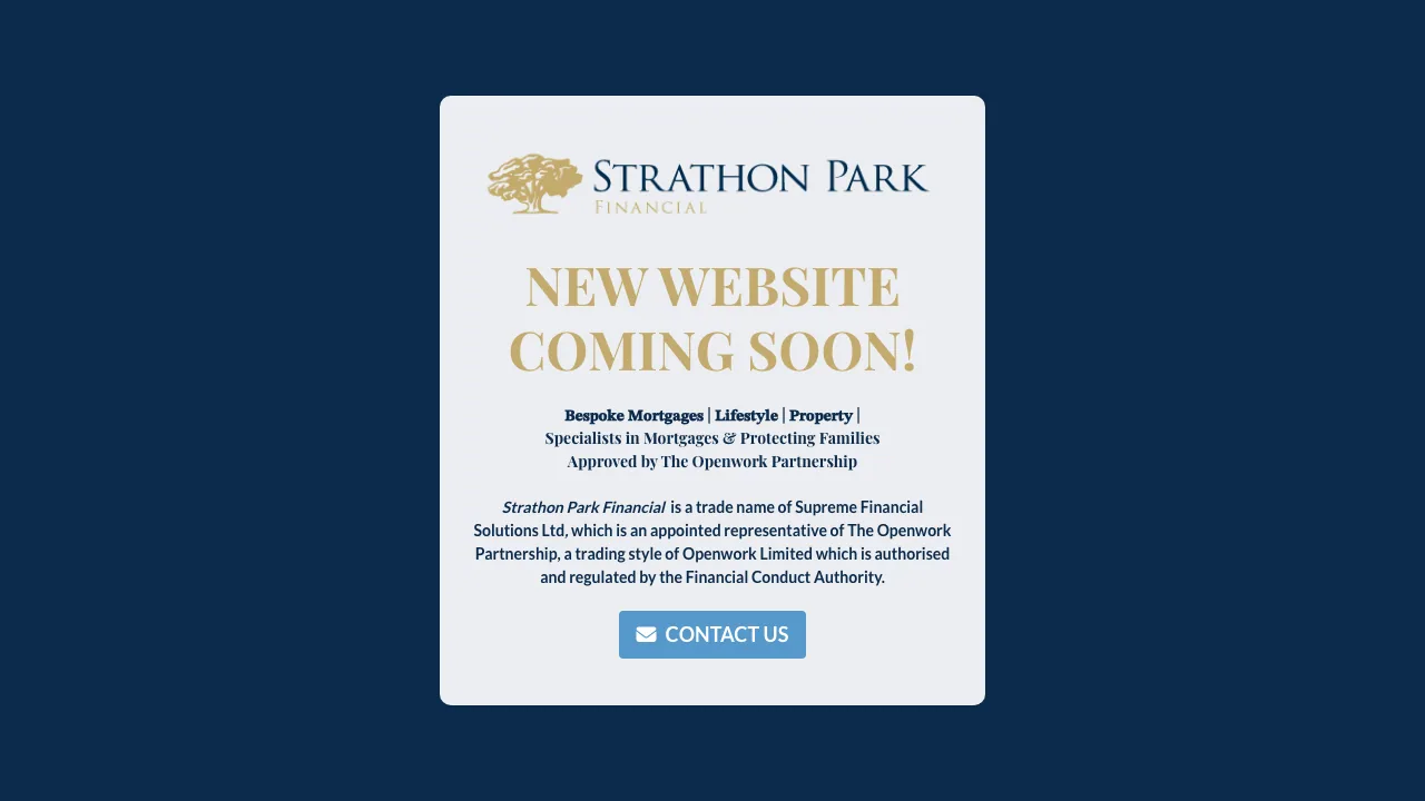 Strathon Park Financial Ltd website preview