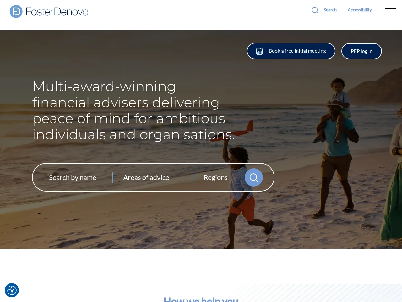 Foster Denovo website preview