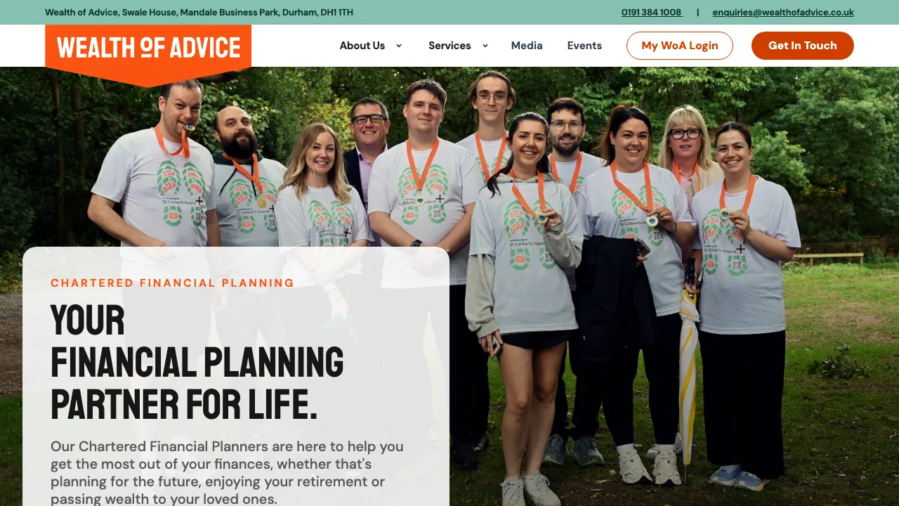 Wealth of Advice Ltd website preview