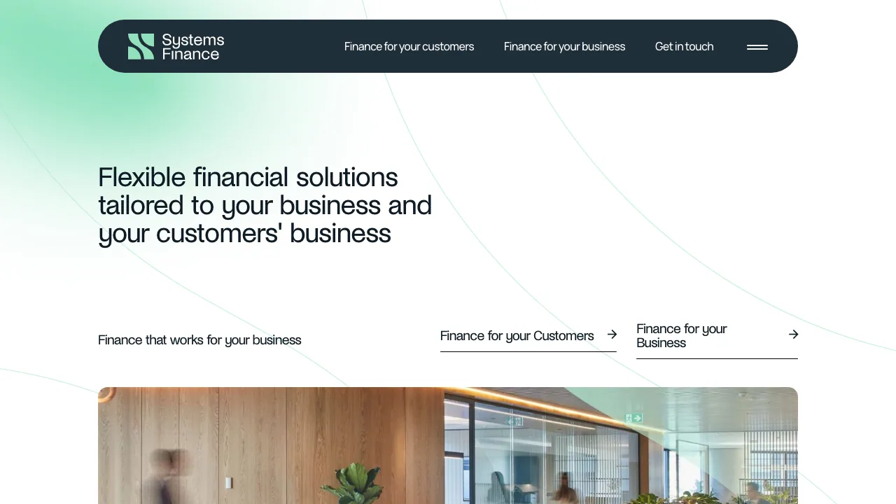 Systems Finance website preview