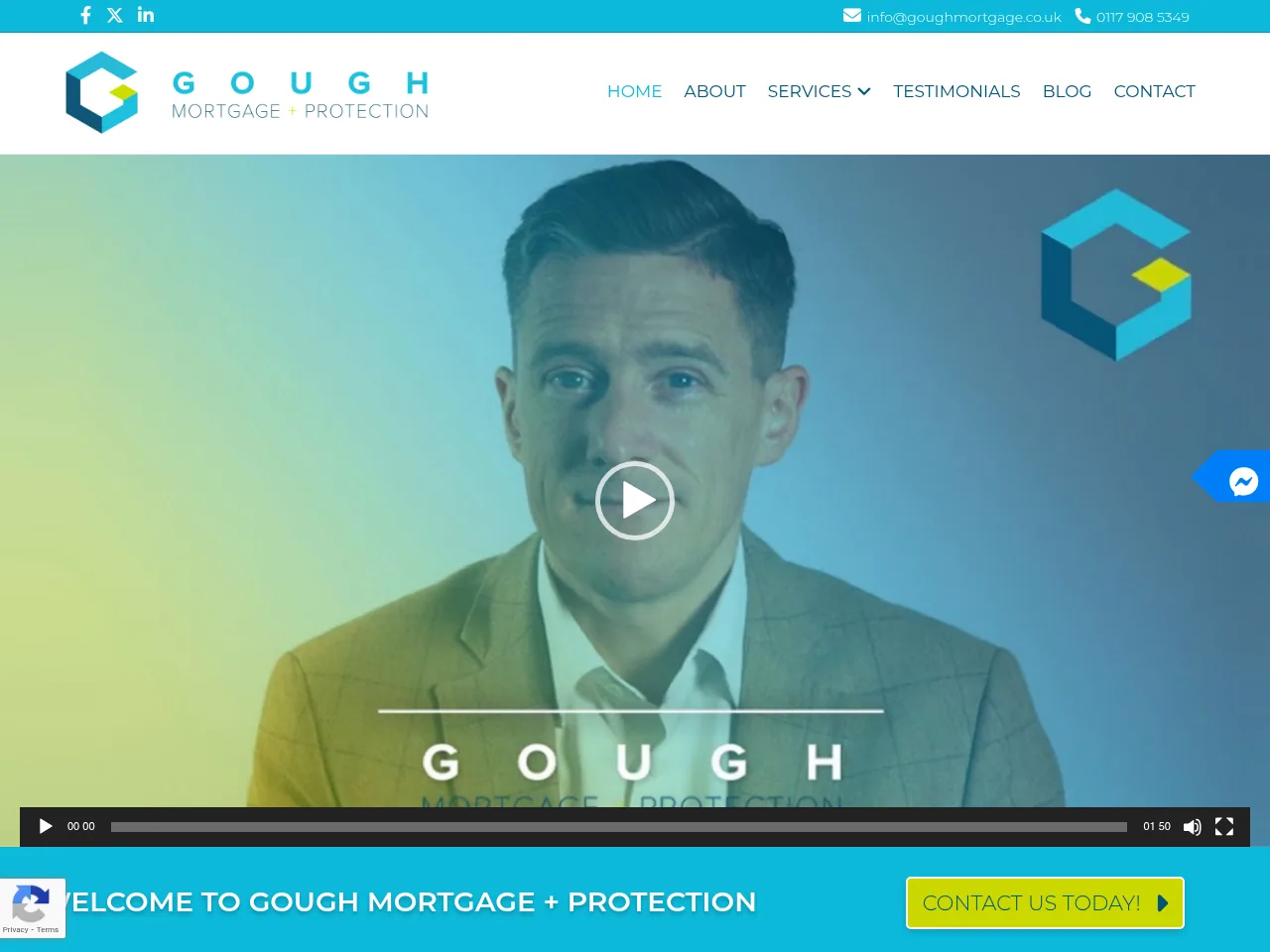Gough Mortgage + Protection website preview