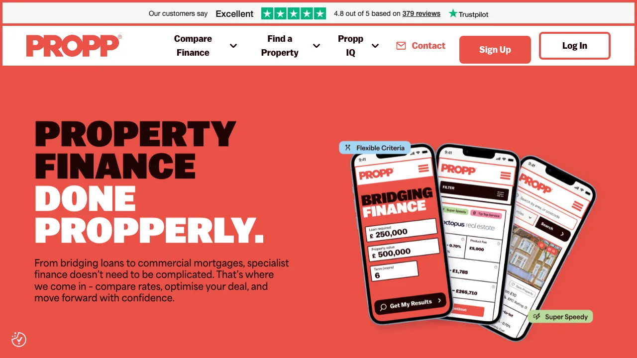 Propp website preview