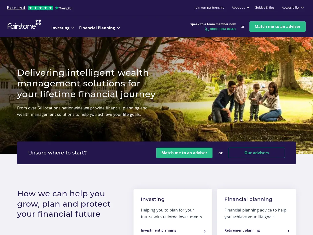 Fairstone Financial Management website preview