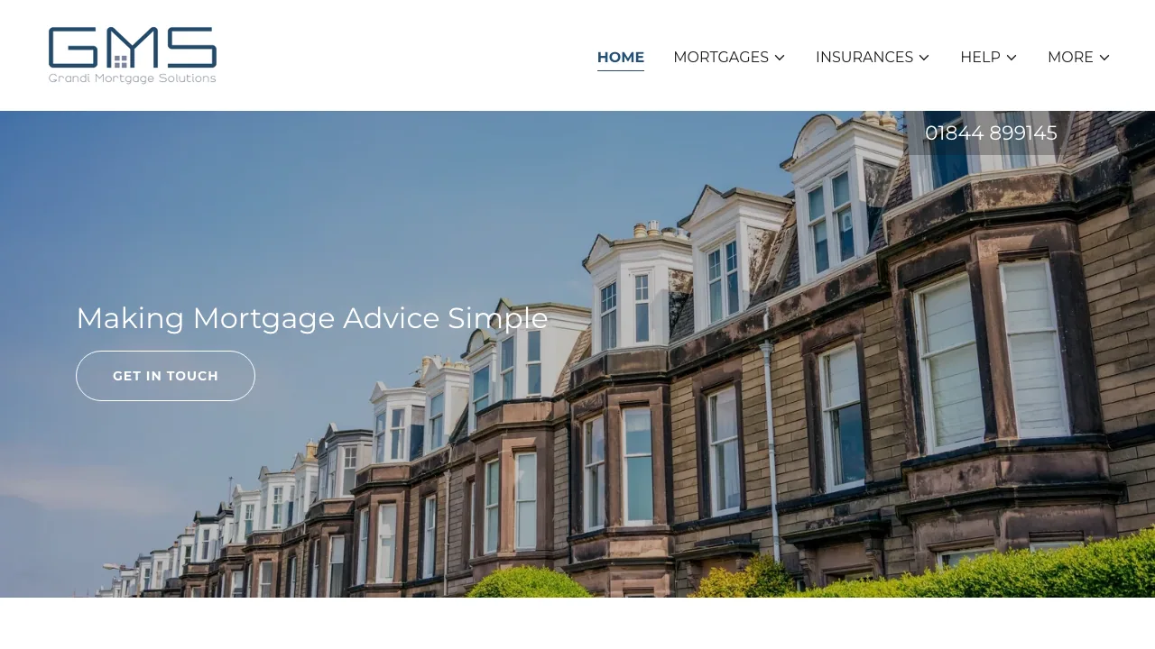 Grandi Mortgage Solutions website preview