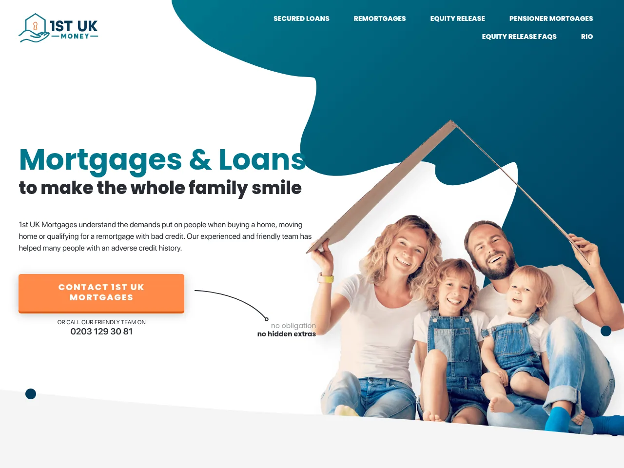 1st UK Mortgages website preview