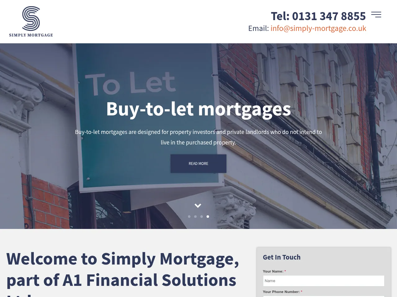 Simply Mortgage website preview