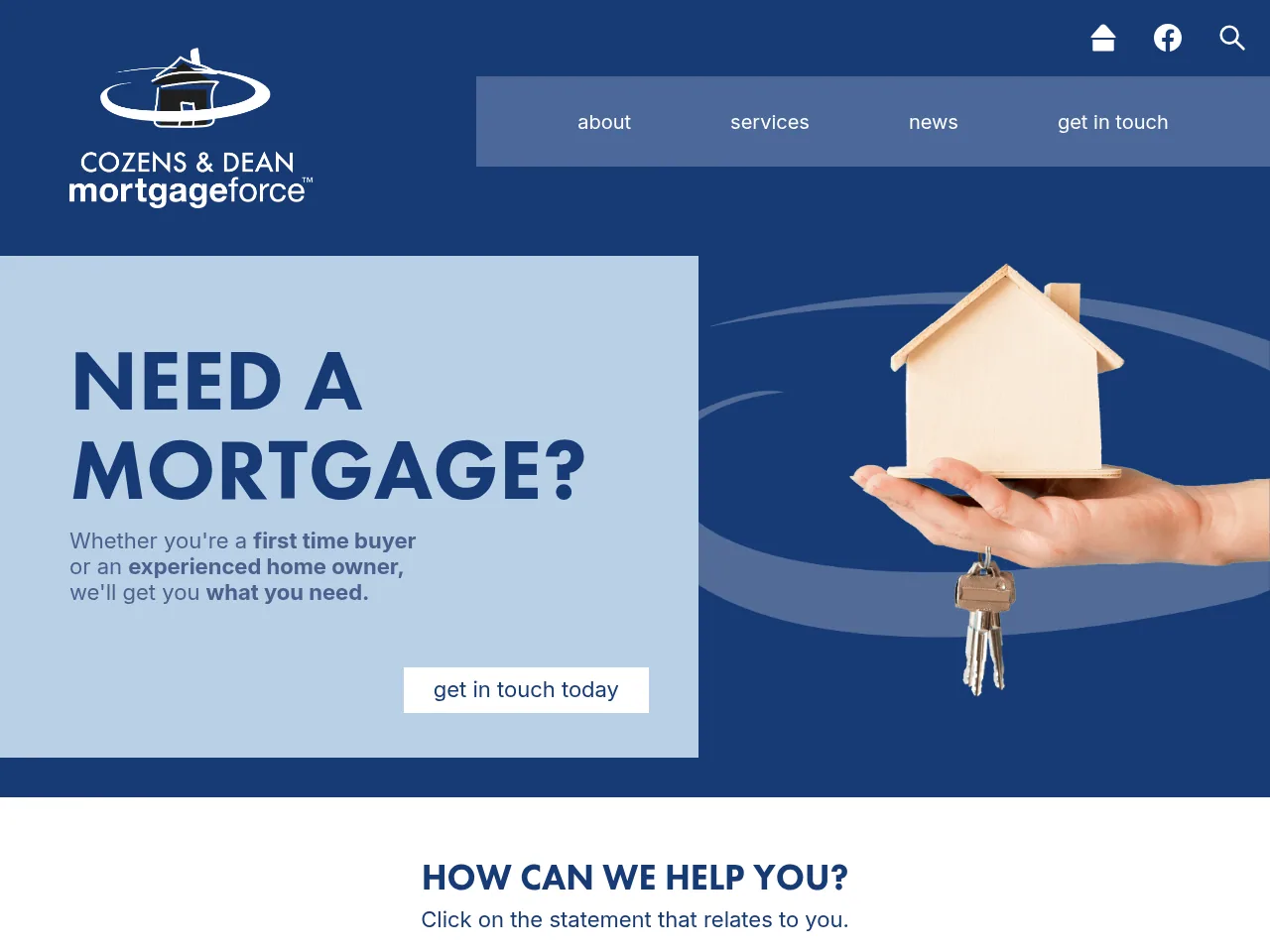 Mortgage Force Cambs website preview