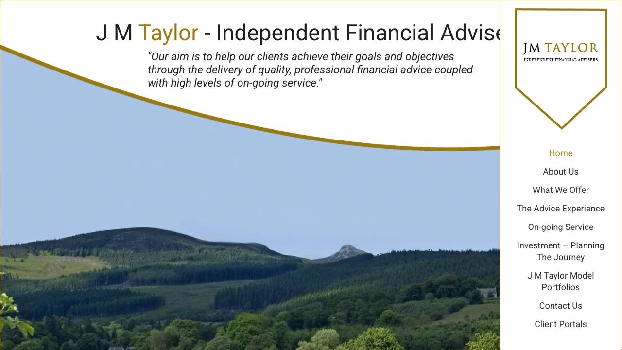 J M Taylor Financial Services Ltd website preview