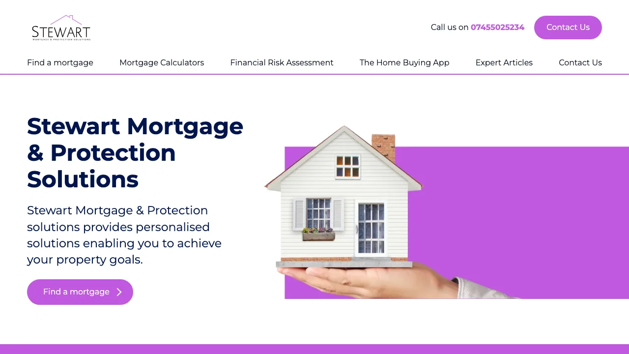Stewart Mortgage & Protection Solutions website preview
