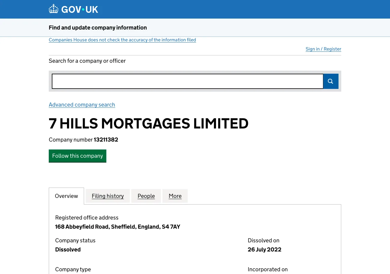 7 Hills Mortgages website preview