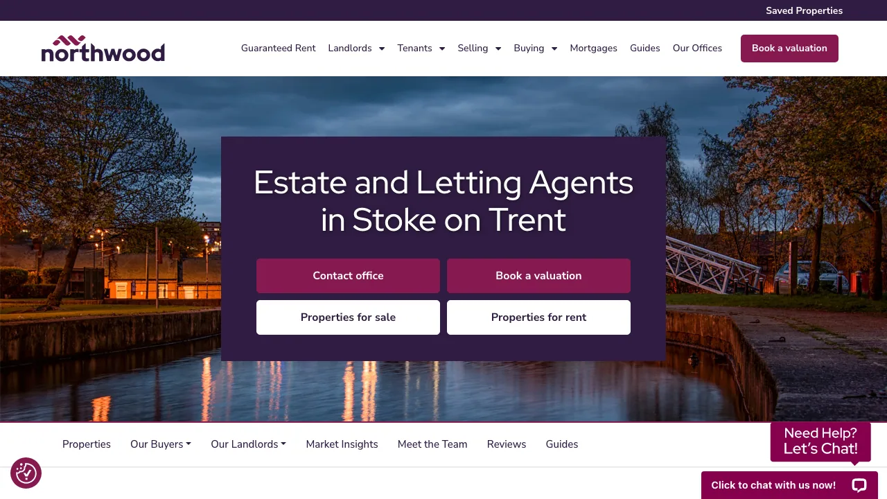 Northwood Stoke On Trent website preview