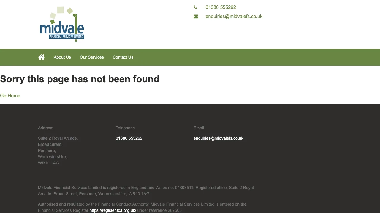 Midvale Financial Services Ltd website preview