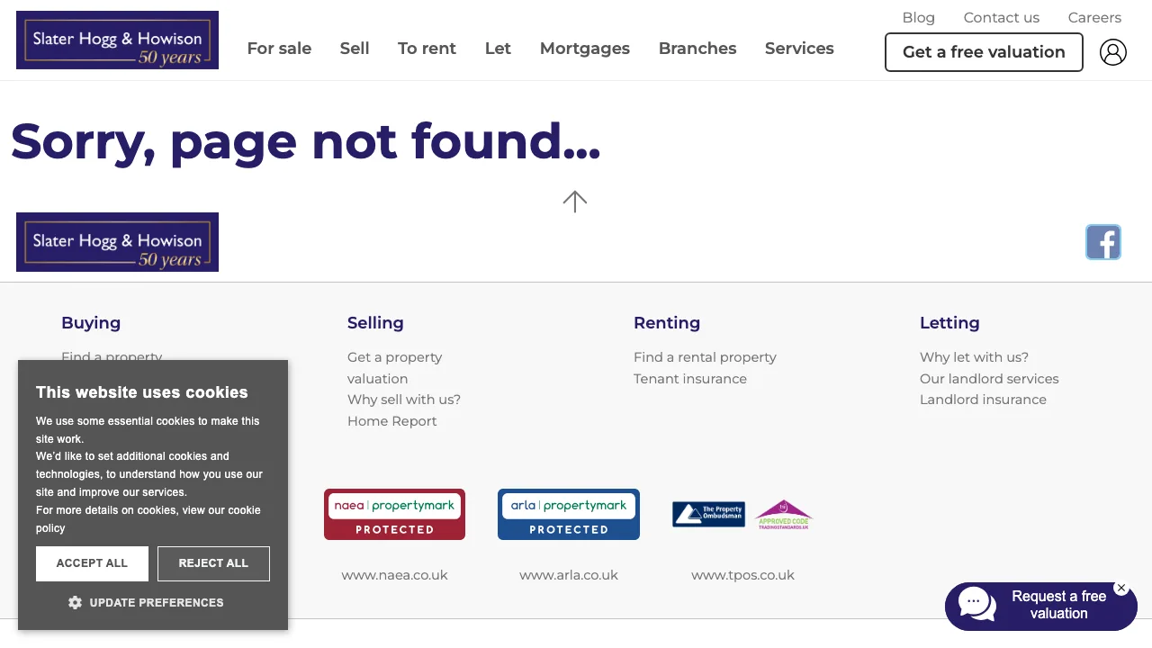 Slater Hogg Mortgages website preview