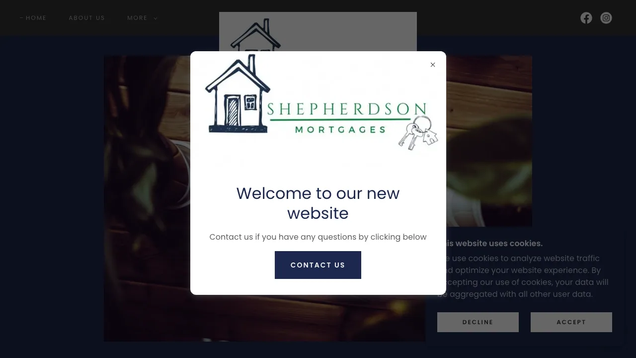 Shepherdson Mortgages website preview