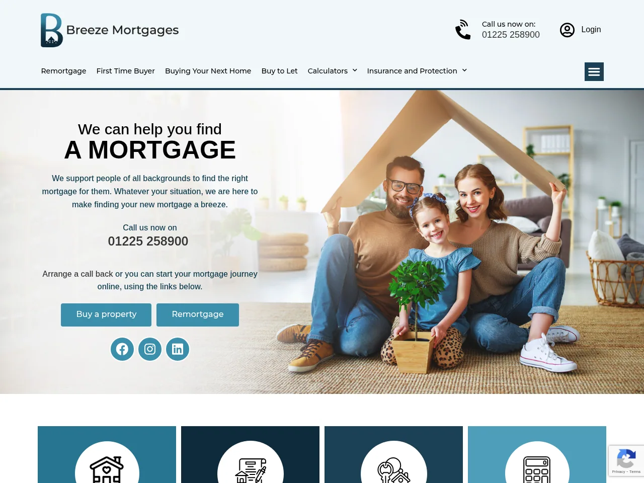 A Mortgage website preview