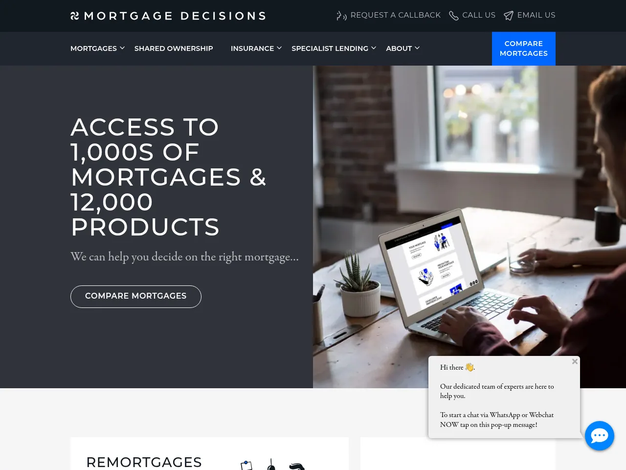 Mortgage Decisions website preview