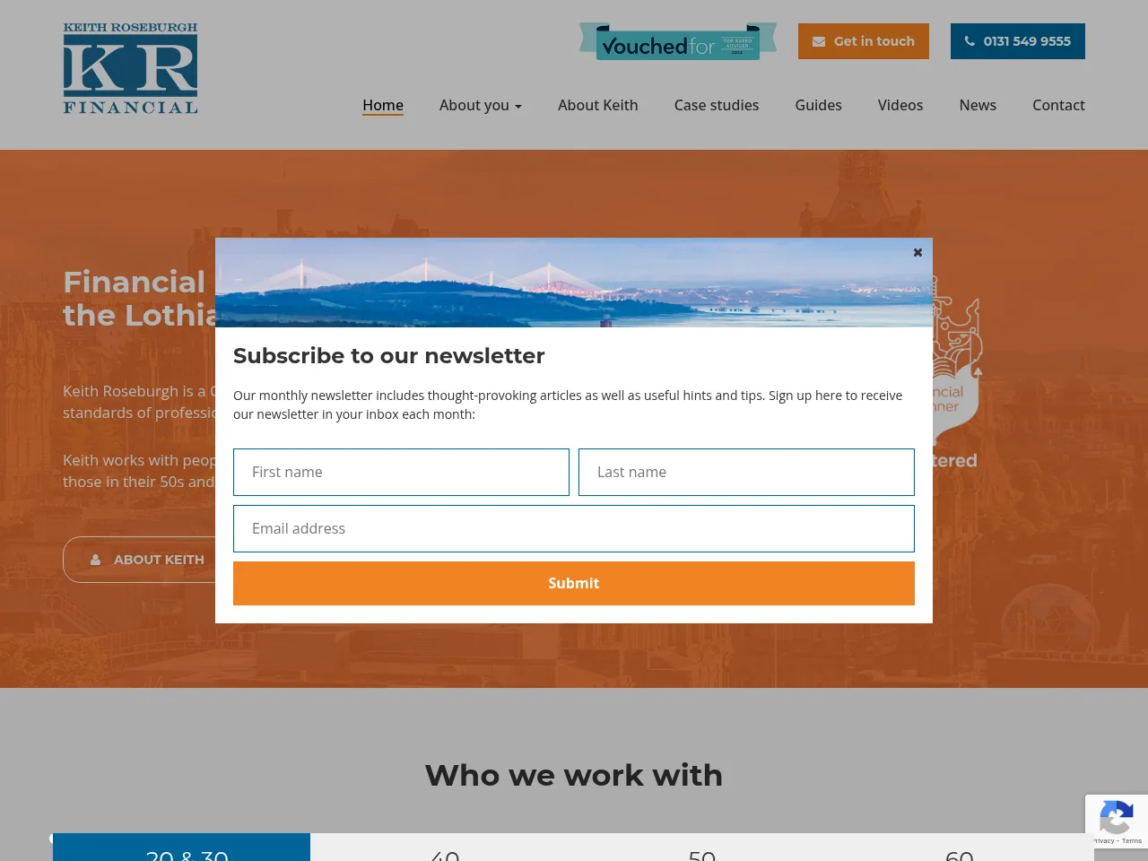 Keith Roseburgh website preview