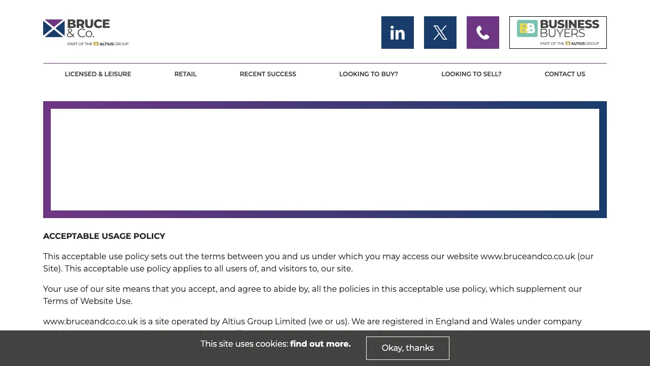 Bruce & Co. website preview