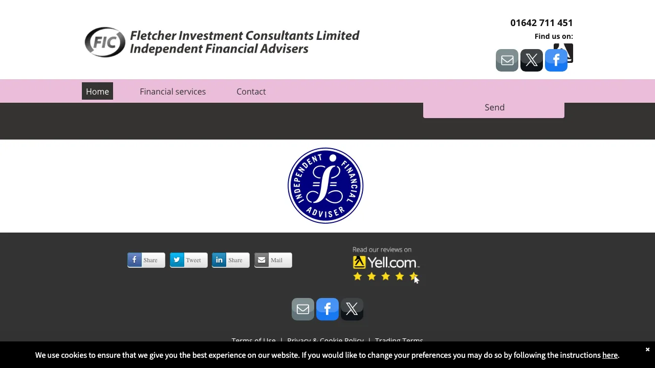 Fletcher Investment Consultants Ltd website preview
